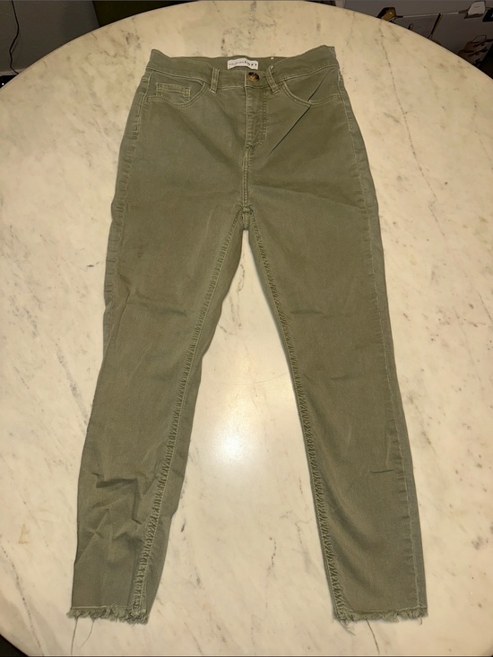 LOFT Denim - LOFT Olive Green High-Rise Cropped Jeans size 2